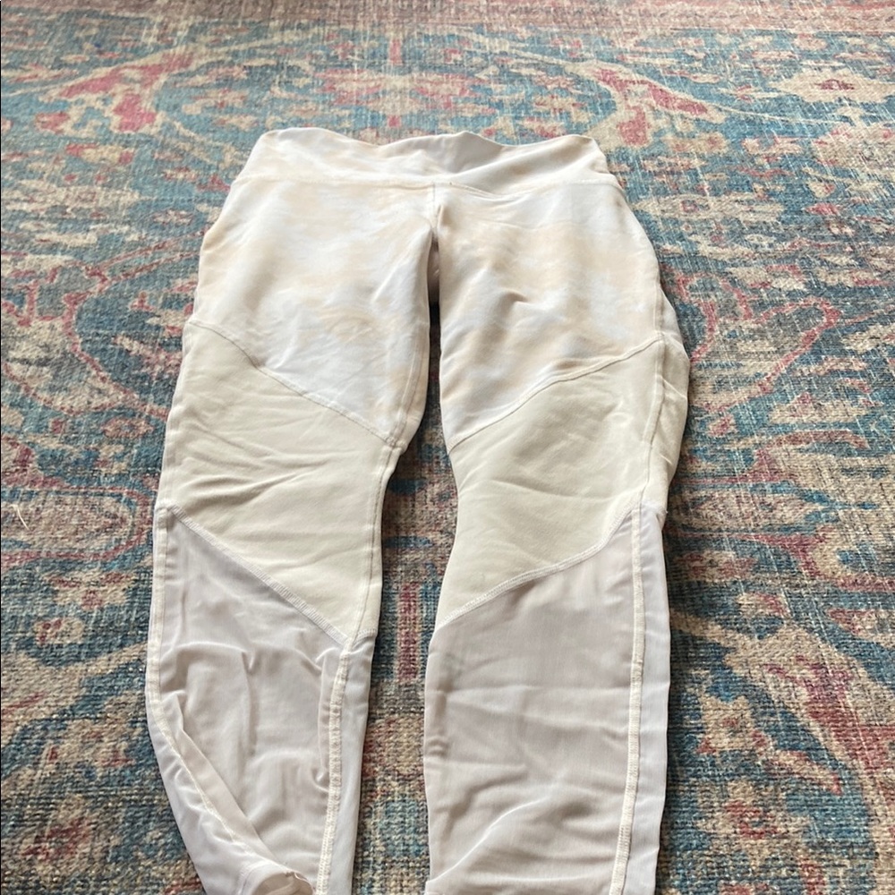 Fabletics Cream Leggings